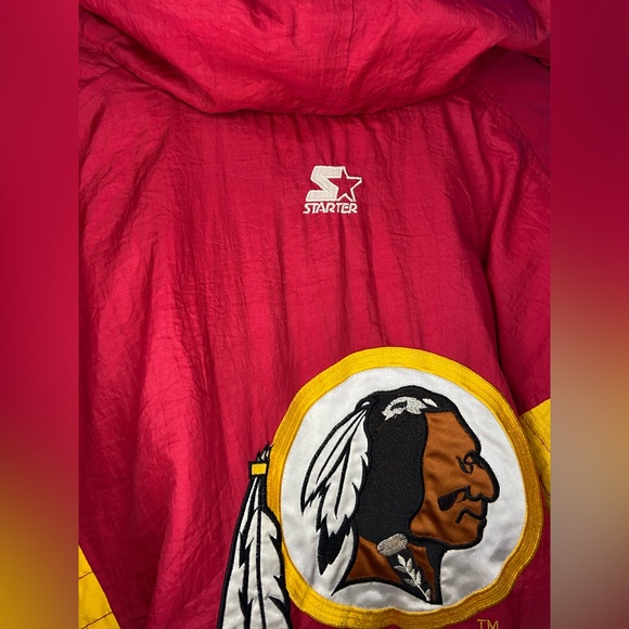 Vintage 90’s Washington Redskins Starter Jacket Pullover NFL - Made In Korea - Picture 4 of 16